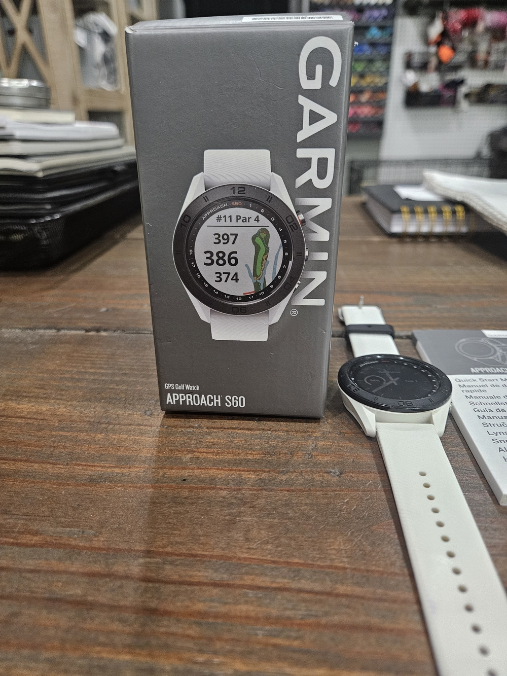 Garmin Approach S60 GPS Golf Watch - White